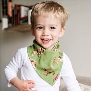 Milkbarn Organic Cotton Kerchief Bib Dogs